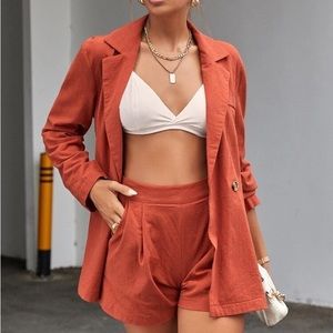 Never word Burnt orange co-ord
